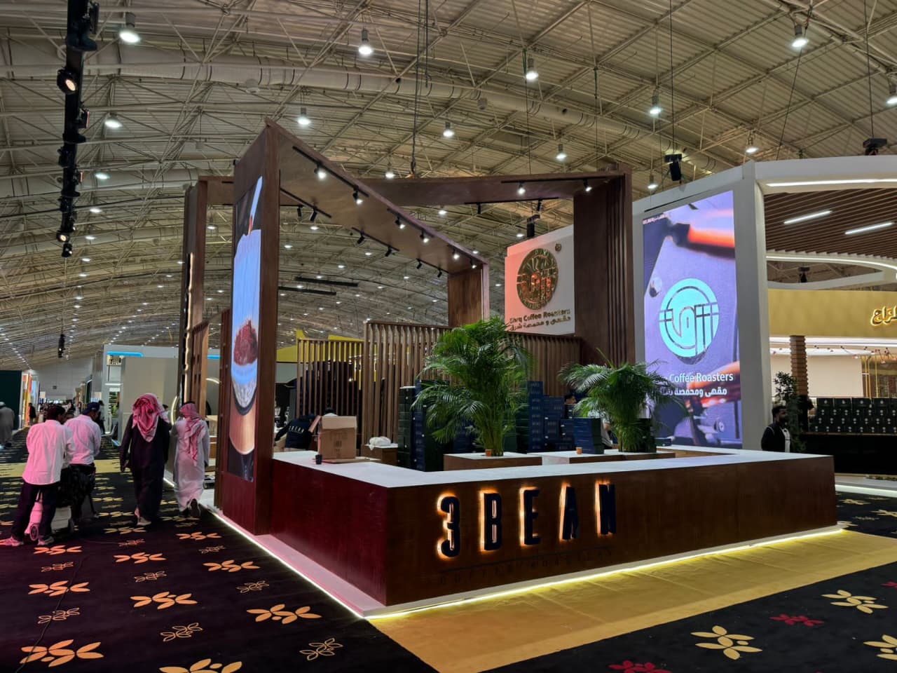 Delivers the 3Bean Stand at the Coffee and Chocolate Exhibition