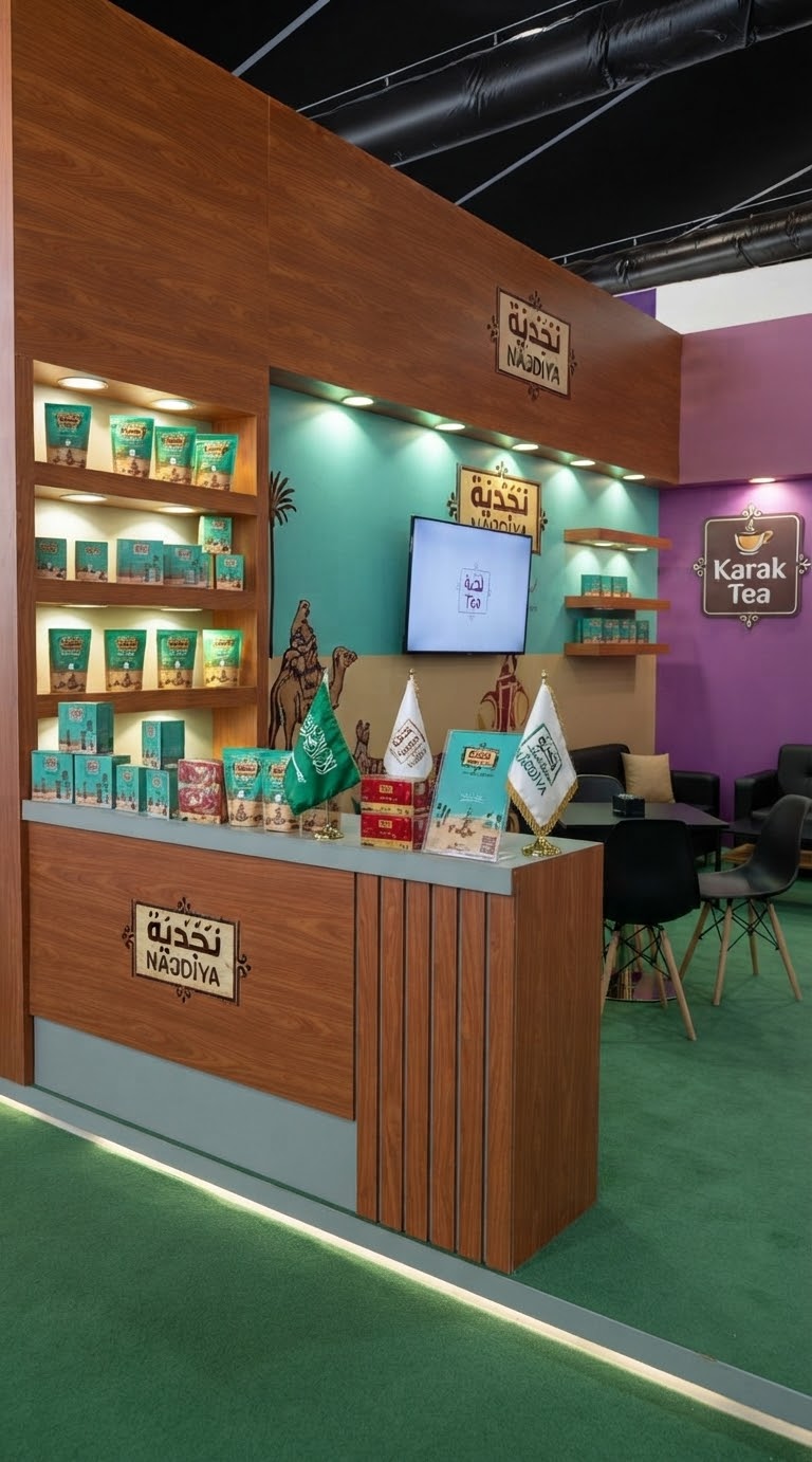 Delivers the Najdiyah and Karak Tea Stand